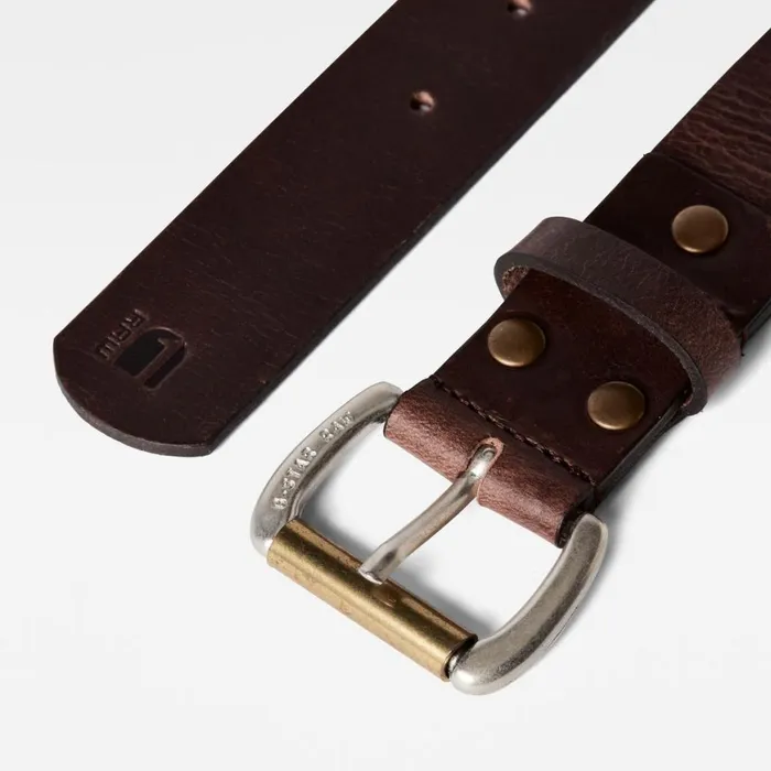 Accessories Men GStar RAW Dast Belt Dark Brownoxide Stone