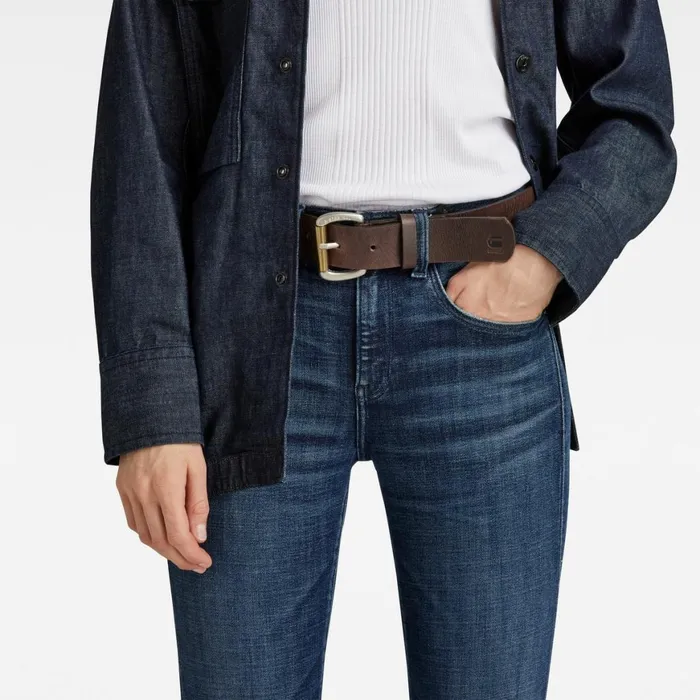 Accessories Men GStar RAW Dast Belt Dark Brownoxide Stone