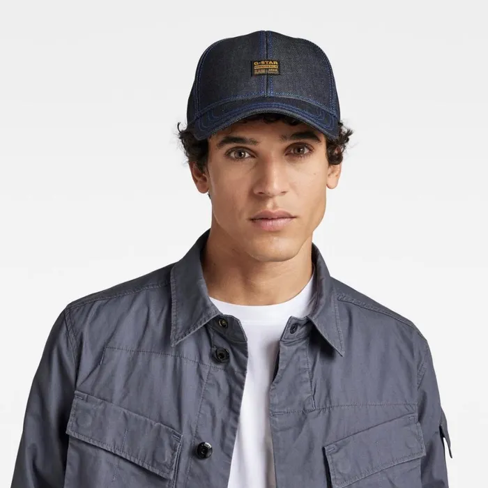 Accessories Women GStar RAW Original Denim Baseball Cap Raw Denim