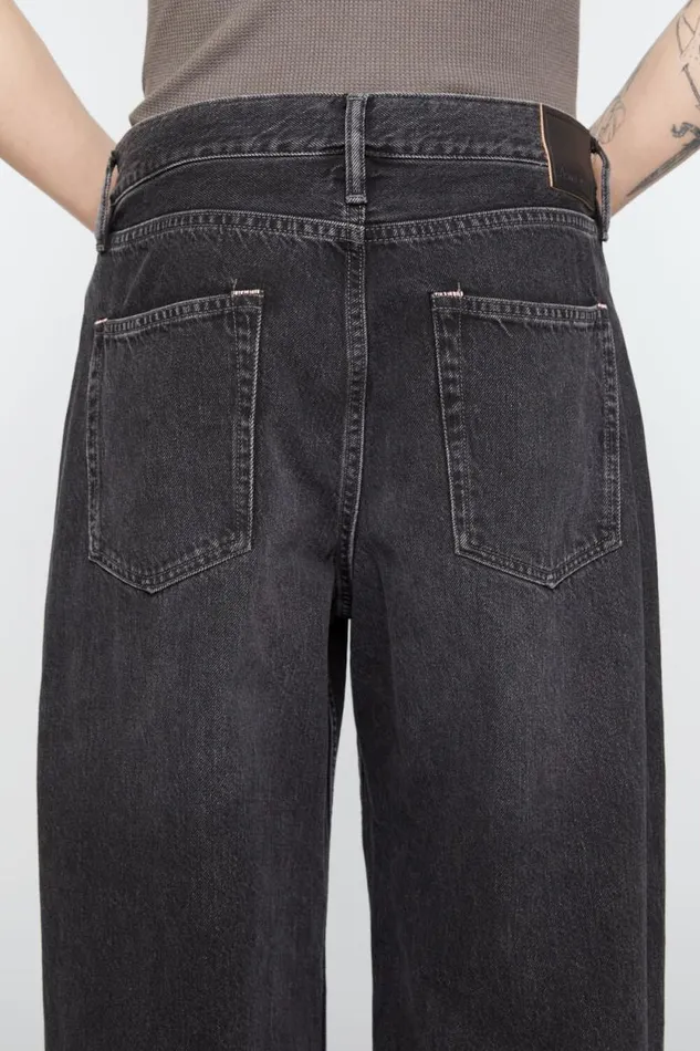 Acne Studios Baggy Fit Jeans 8211 1981M Black Man Jeans