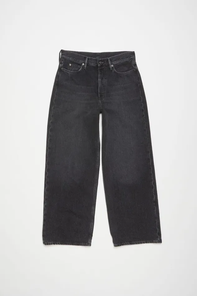 Acne Studios Baggy Fit Jeans 8211 1981M Black Man Jeans