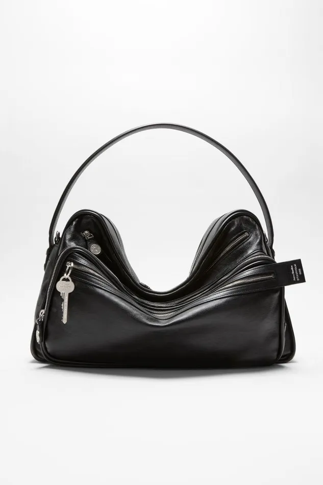 Acne Studios Camero Shoulder Bag Black Man Bags