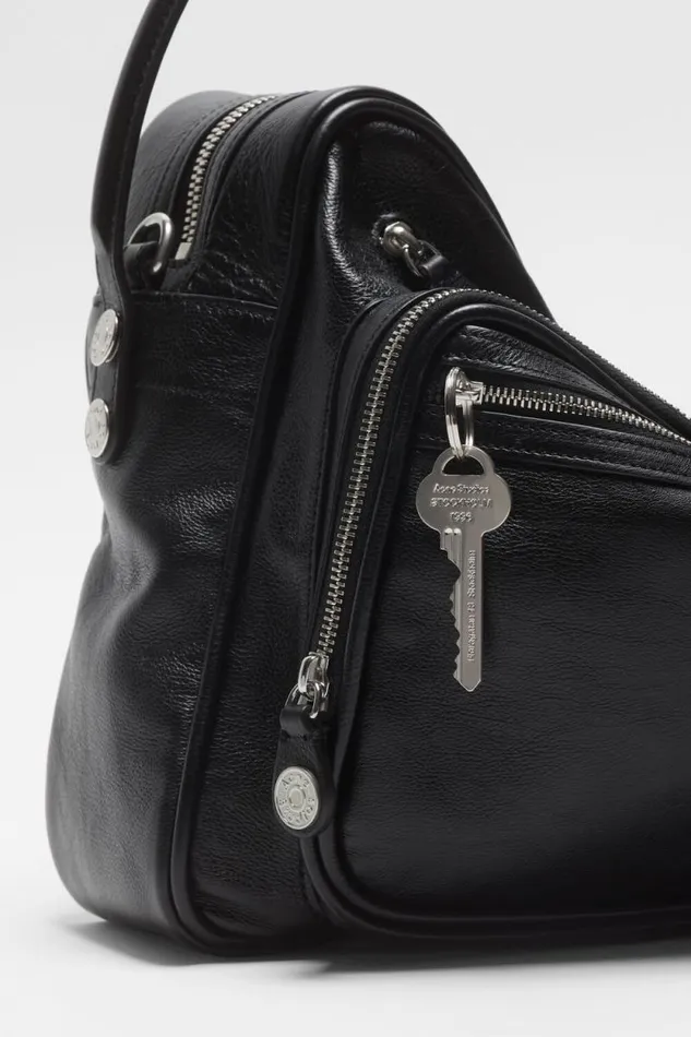 Acne Studios Camero Shoulder Bag Black Man Bags