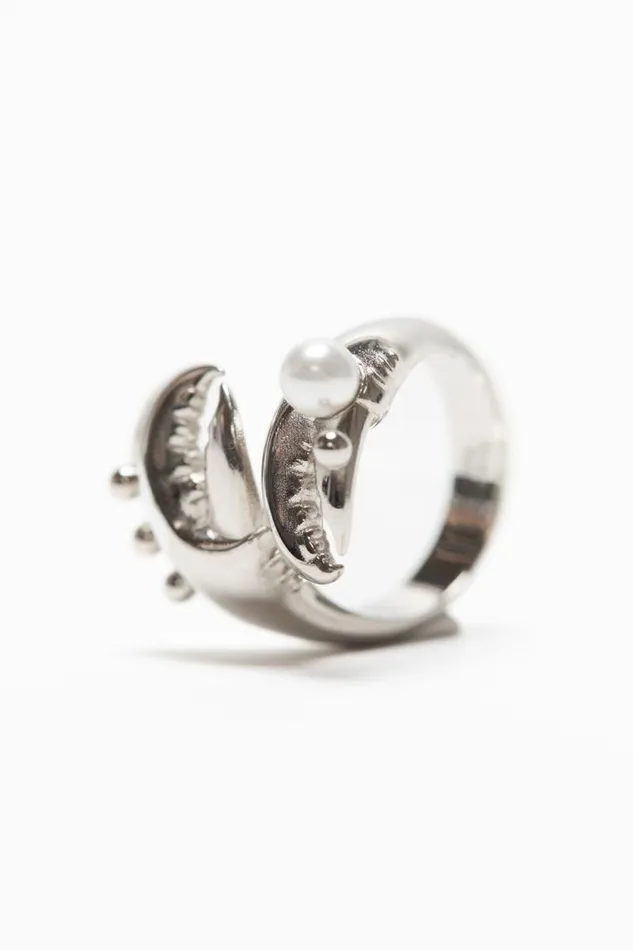 Acne Studios Claws Ring Silver Woman Jewellery