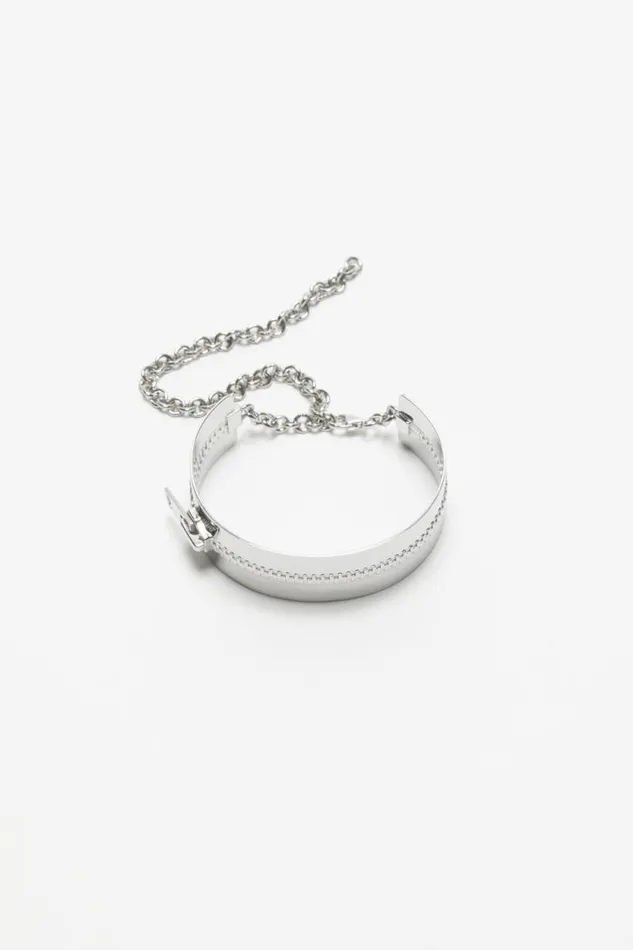Acne Studios Cuff Bracelet Silver Woman Jewellery