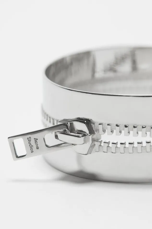 Acne Studios Cuff Bracelet Silver Woman Jewellery