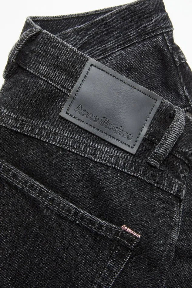 Acne Studios Denim Skirt Black Woman Skirts
