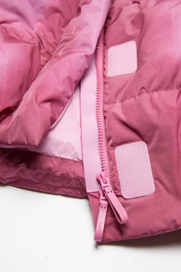Acne Studios Down Puffer Jacket Tango Pink Woman Outerwear