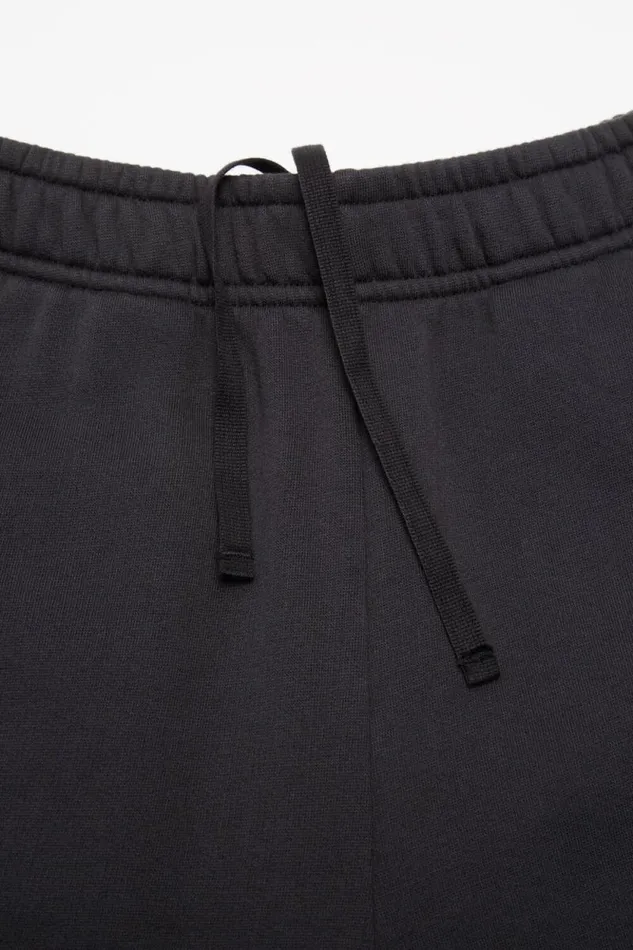 Acne Studios Fleece Shorts Black Woman Shorts
