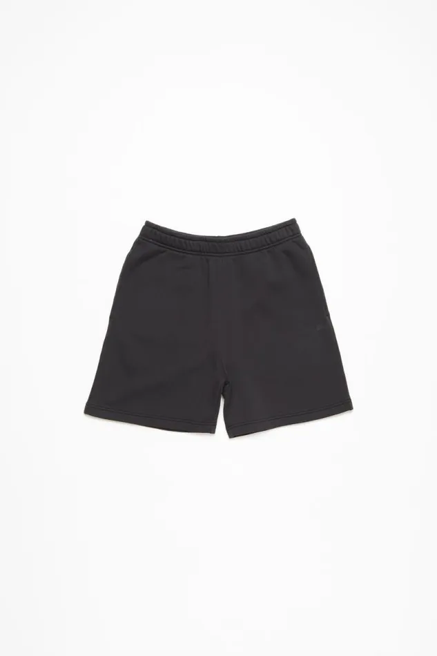 Acne Studios Fleece Shorts Black Woman Shorts