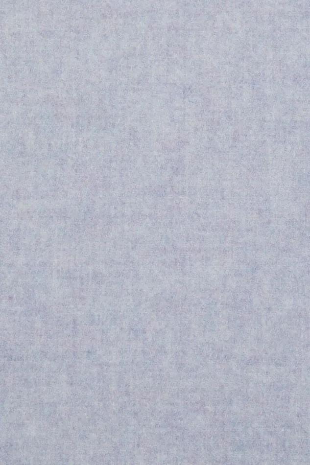 Acne Studios Fringe Wool Scarf Narrow Powder Blue Mlange Woman Scarves
