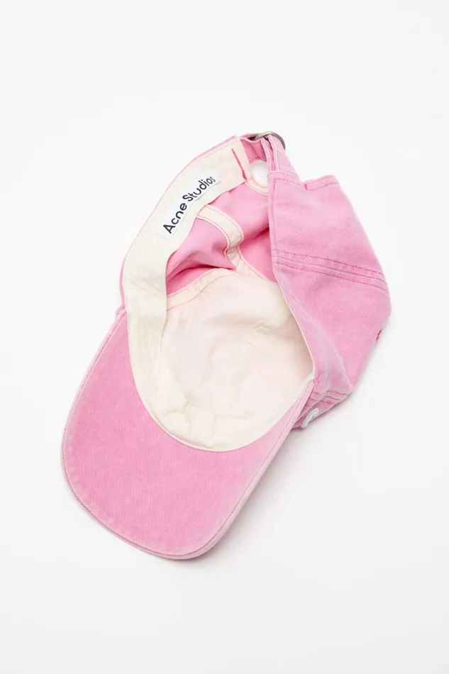 Acne Studios Logo Cap Bubble Pink Woman Hats