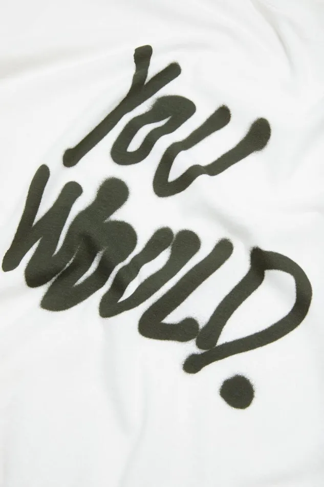 Acne Studios Long Sleeve Logo Tshirt 8211 Relaxed Fit White Man Tshirts