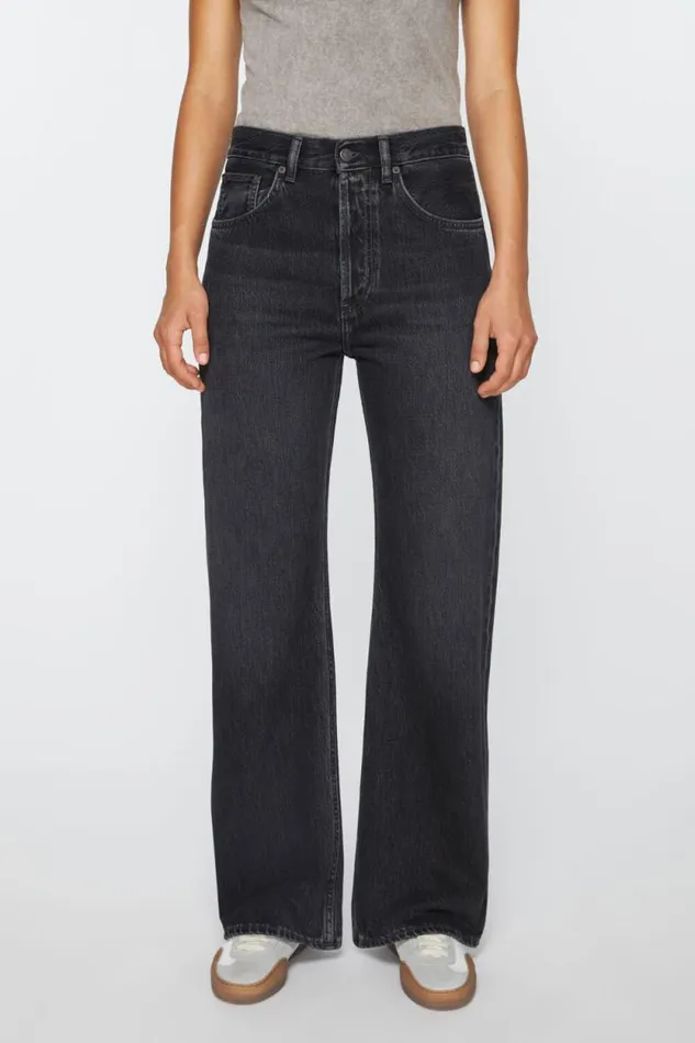 Acne Studios Loose Fit Jeans 8211 2021F Black Woman Jeans