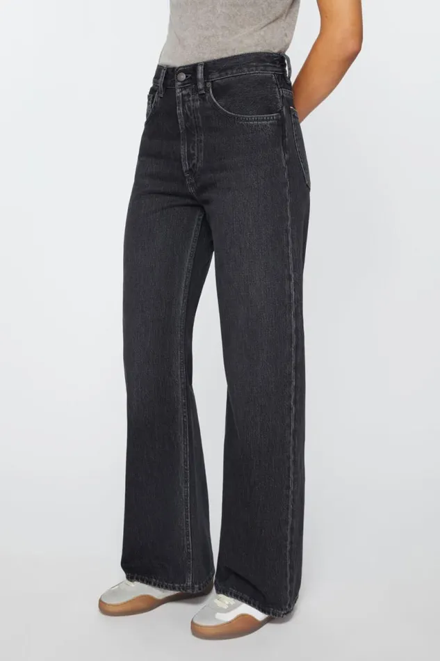 Acne Studios Loose Fit Jeans 8211 2021F Black Woman Jeans