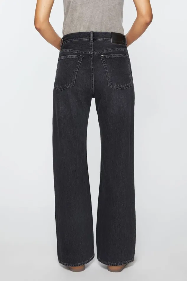 Acne Studios Loose Fit Jeans 8211 2021F Black Woman Jeans