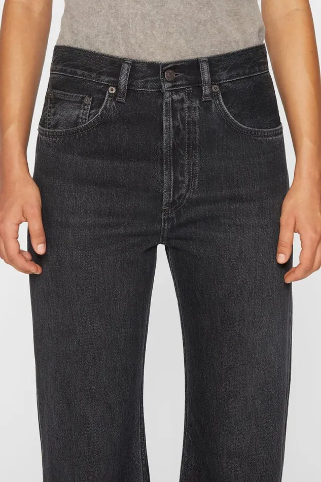 Acne Studios Loose Fit Jeans 8211 2021F Black Woman Jeans
