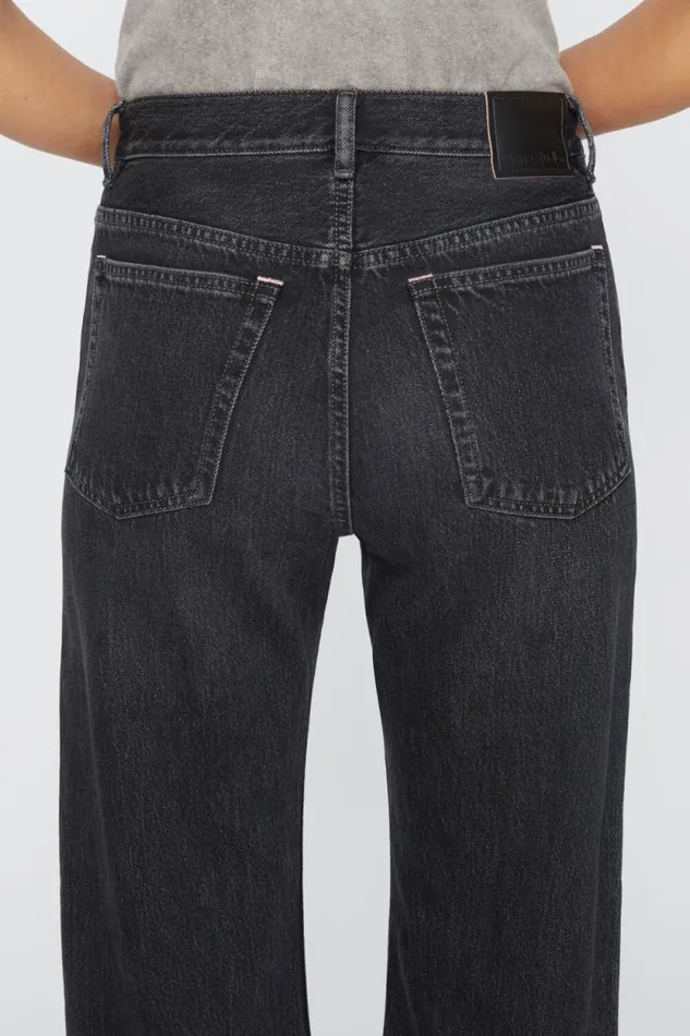 Acne Studios Loose Fit Jeans 8211 2021F Black Woman Jeans