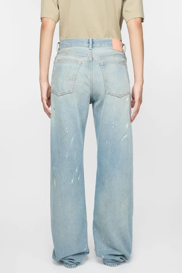 Acne Studios Loose Fit Jeans 8211 2021F Light Blue Woman Jeans