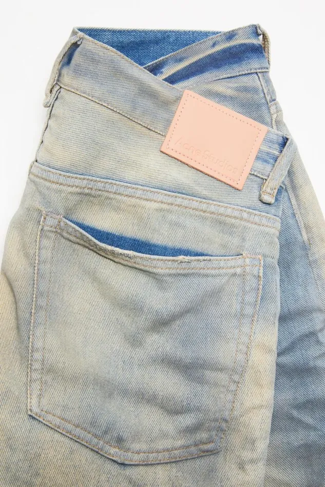 Acne Studios Loose Fit Jeans 8211 2021F Light Blue Woman Jeans
