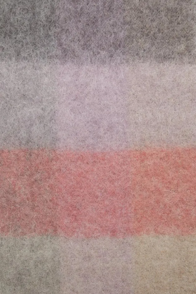 Acne Studios Mohair Checked Scarf Fuchsialilacpink Man Scarves
