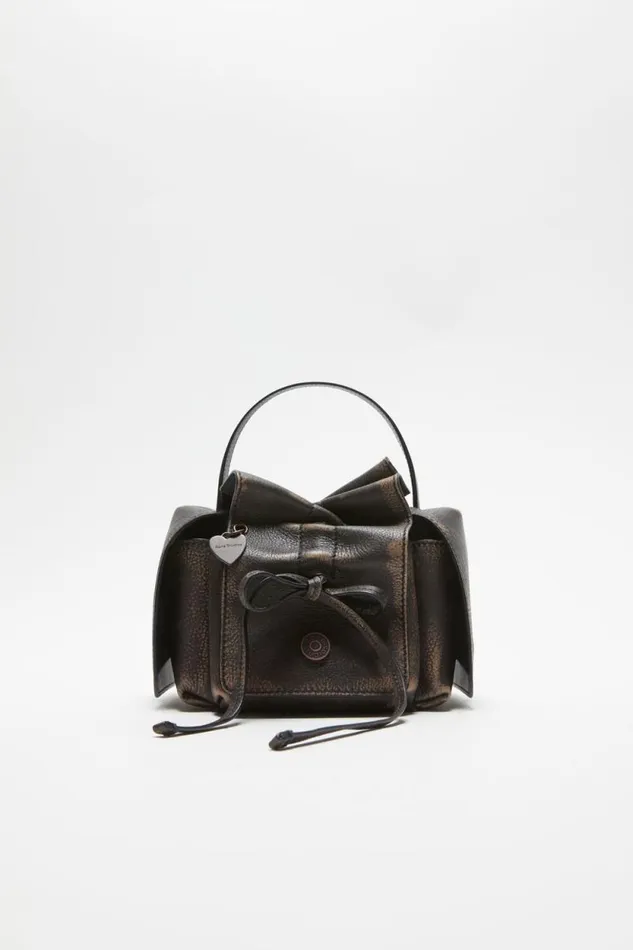 Acne Studios Multipocket Mini Bag Dark Brownbeige Man Bags