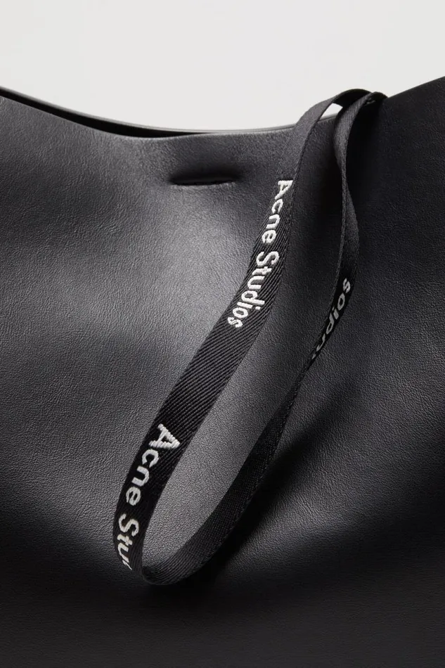 Acne Studios Musubi Midi Shoulder Bag Black Woman Bags