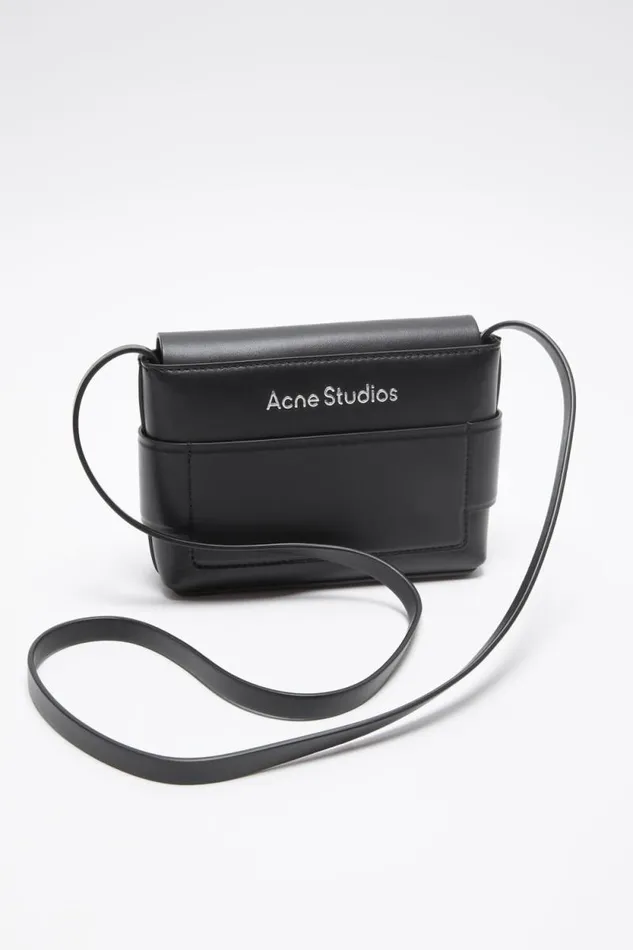 Acne Studios Musubi Mini Crossbody Bag Black Woman Bags