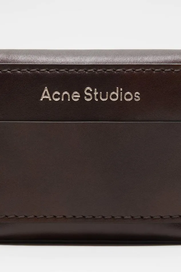 Acne Studios Musubi Mini Crossbody Bag Dark Brown Woman Bags