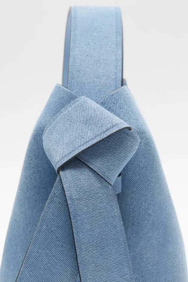 Acne Studios Musubi Mini Shoulder Bag Light Blue Man Bags