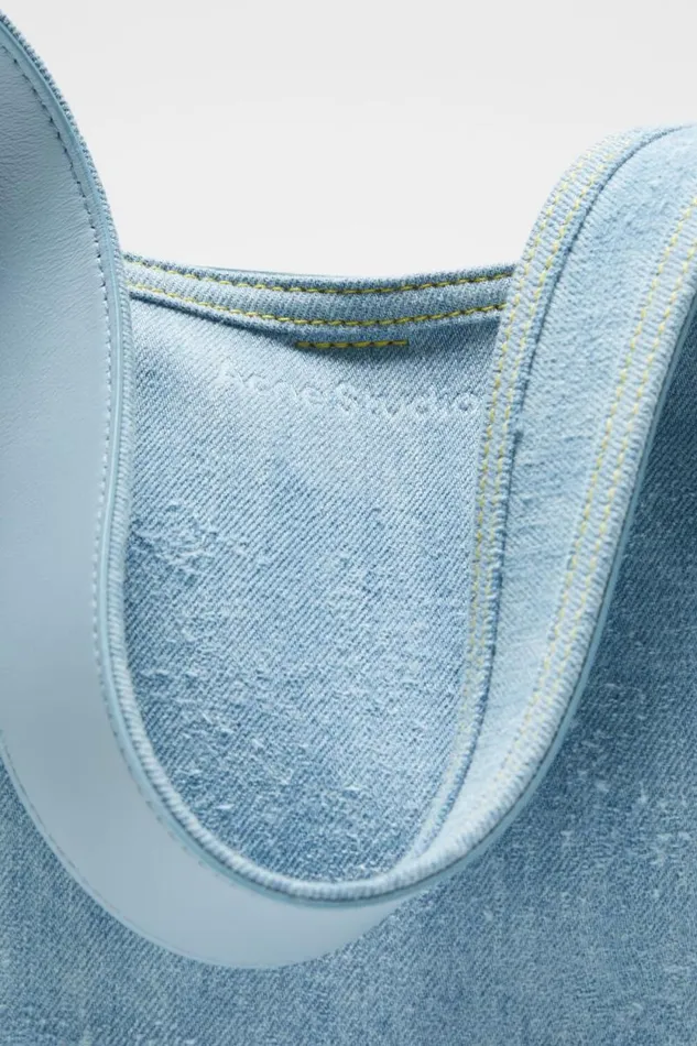 Acne Studios Musubi Mini Shoulder Bag Light Blue Man Bags