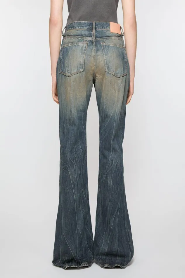 Acne Studios Regular Fit Jeans 8211 2024F Dark Blue Woman Jeans