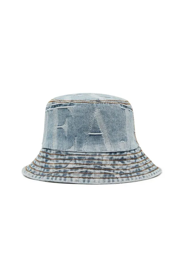 Aje Denim Nostalgia Denim Bucket Hat Coastal Logo Wash 8211 Women Aje Denim Nostalgia Denim Bucket Hat Coastal Logo Wash 8211 Women