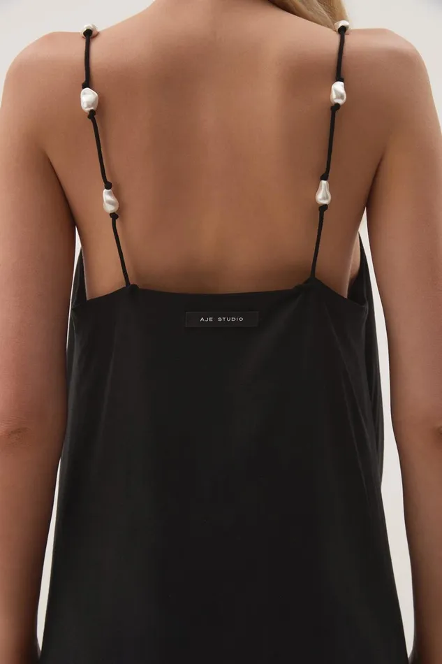 Aje Dresses Akoya Mini Dress Black 8211 Women Aje Dresses Akoya Mini Dress Black 8211 Women