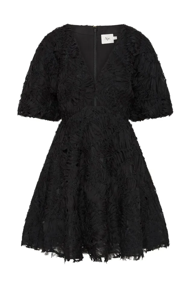 Aje Dresses Florential Mini Swing Dress Black 8211 Women Aje Dresses Florential Mini Swing Dress Black 8211 Women