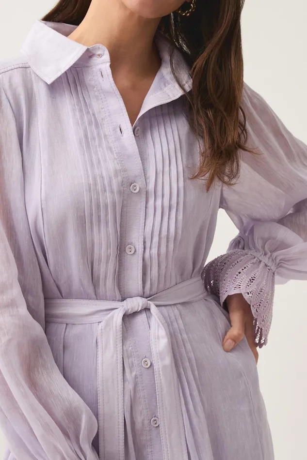Aje Dresses Halos Midi Dress Lilac 8211 Women Aje Dresses Halos Midi Dress Lilac 8211 Women