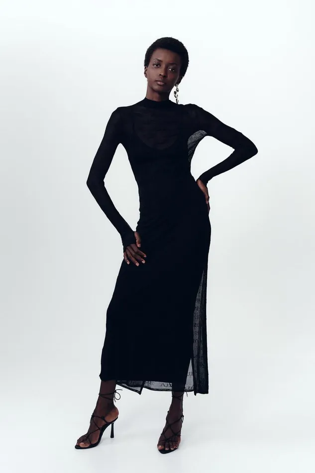 Aje Dresses Metaphor Logo Knit Dress Black 8211 Women Aje Dresses Metaphor Logo Knit Dress Black 8211 Women