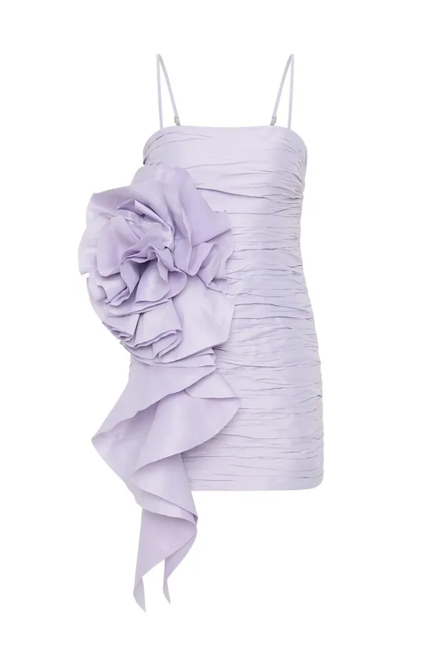 Aje Dresses Potion Spiral Mini Dress Lilac 8211 Women Aje Dresses Potion Spiral Mini Dress Lilac 8211 Women