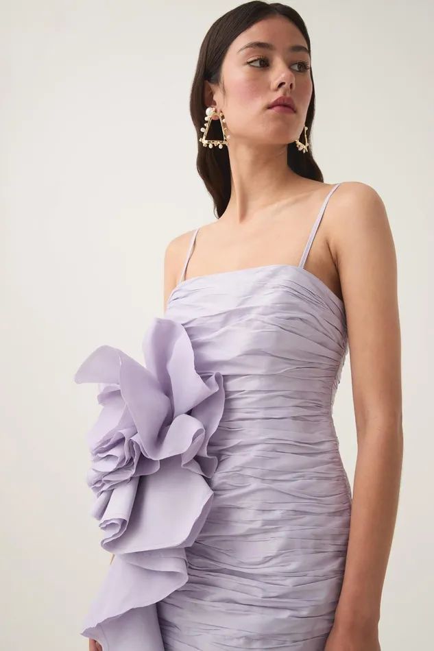 Aje Dresses Potion Spiral Mini Dress Lilac 8211 Women Aje Dresses Potion Spiral Mini Dress Lilac 8211 Women