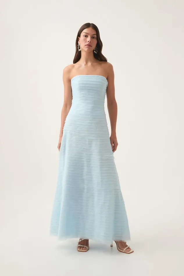 Aje Dresses Soundscape Maxi Dress Sea Breeze 8211 Women