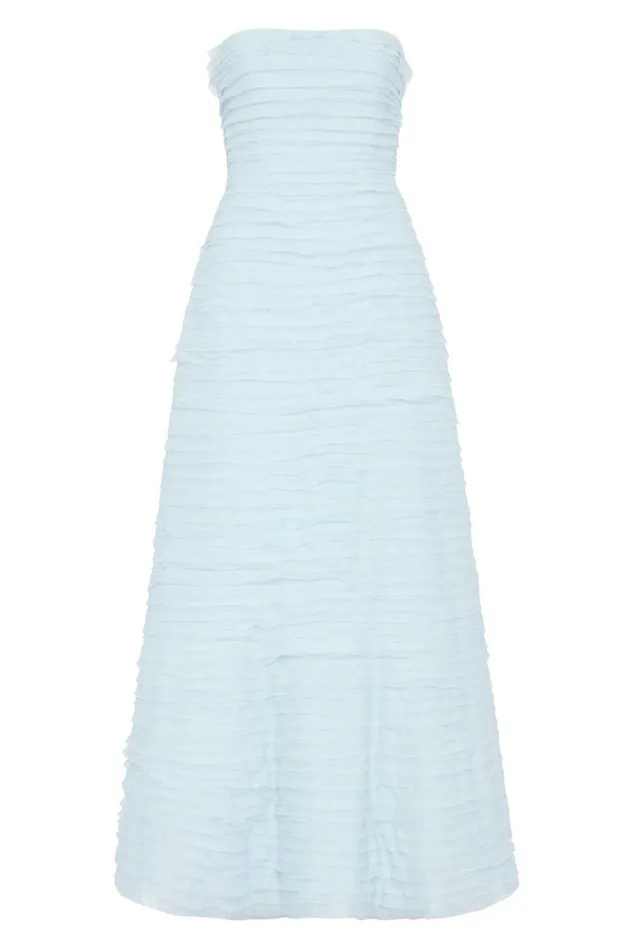 Aje Dresses Soundscape Maxi Dress Sea Breeze 8211 Women Aje Dresses Soundscape Maxi Dress Sea Breeze 8211 Women