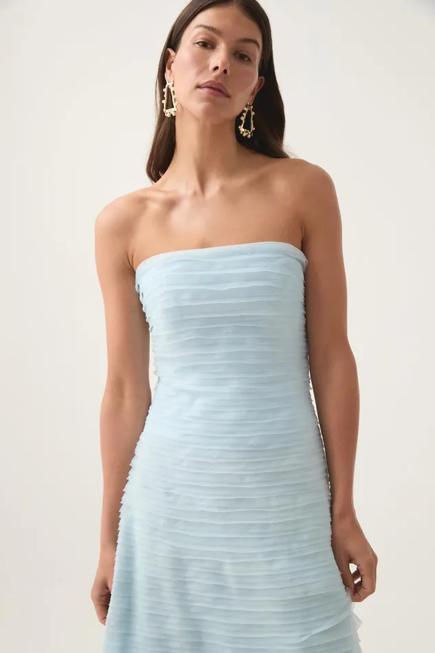Aje Dresses Soundscape Maxi Dress Sea Breeze 8211 Women Aje Dresses Soundscape Maxi Dress Sea Breeze 8211 Women