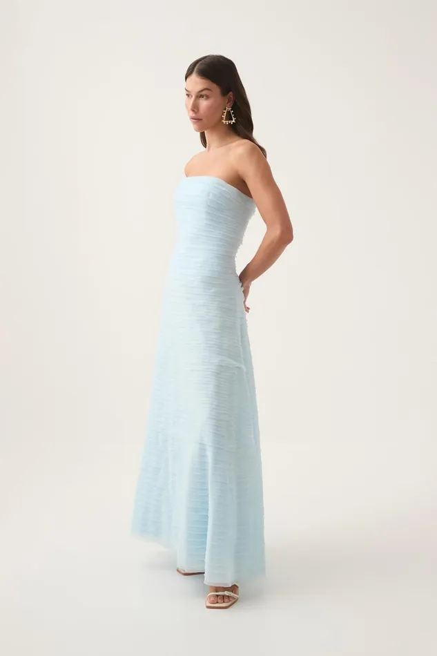Aje Dresses Soundscape Maxi Dress Sea Breeze 8211 Women Aje Dresses Soundscape Maxi Dress Sea Breeze 8211 Women