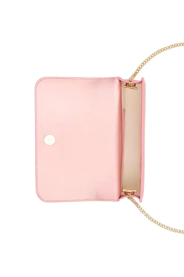 Aje Handbags and Wallets Alessia Flower Clutch Pink Metallic 8211 Women Aje Handbags and Wallets Alessia Flower Clutch Pink Metallic 8211 Women