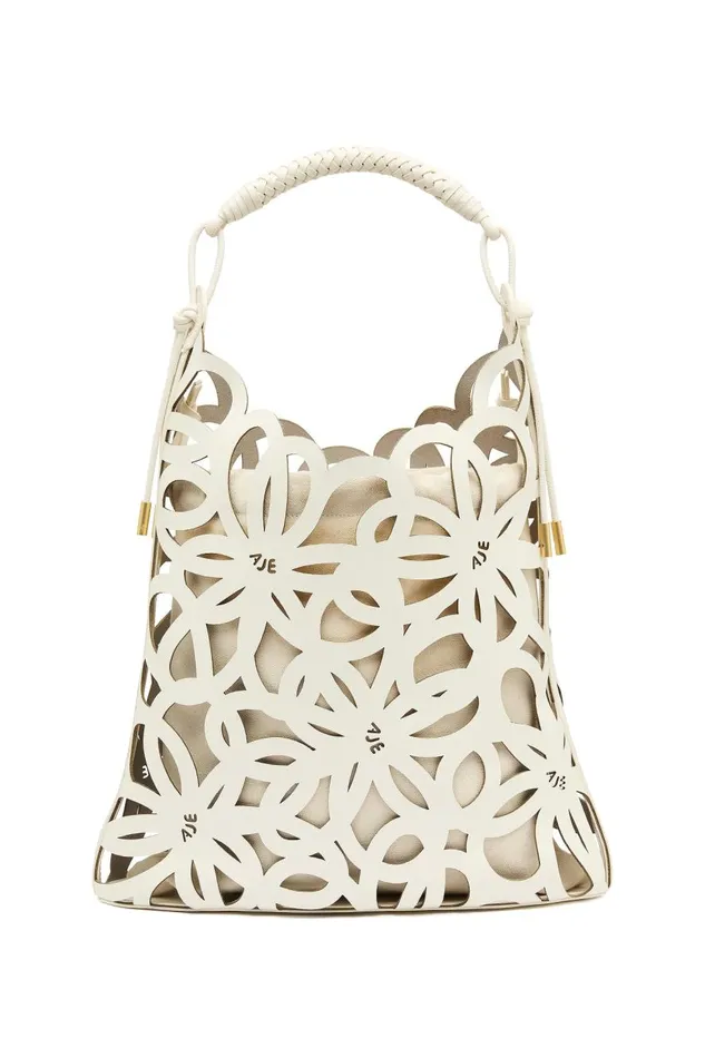 Aje Handbags and Wallets Aven Leather Tote Ivory 8211 Women Aje Handbags and Wallets Aven Leather Tote Ivory 8211 Women