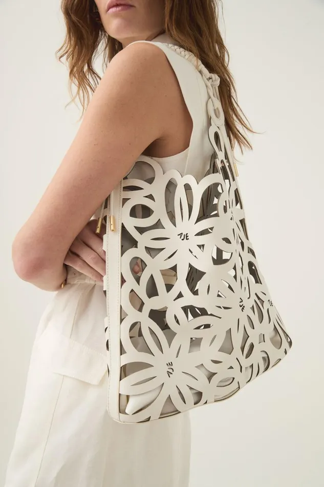 Aje Handbags and Wallets Aven Leather Tote Ivory 8211 Women Aje Handbags and Wallets Aven Leather Tote Ivory 8211 Women