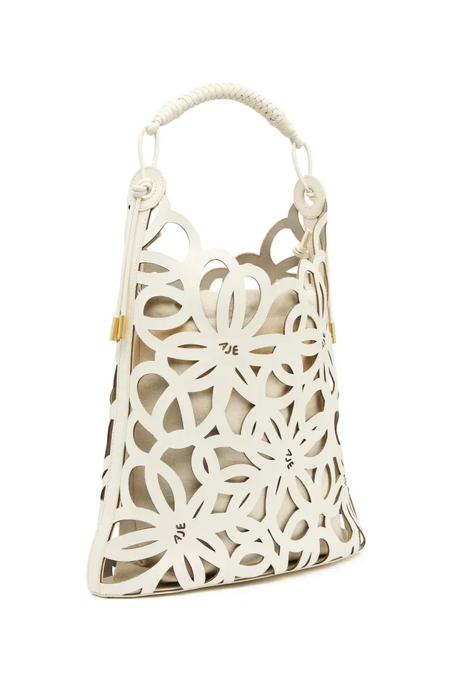Aje Handbags and Wallets Aven Leather Tote Ivory 8211 Women Aje Handbags and Wallets Aven Leather Tote Ivory 8211 Women