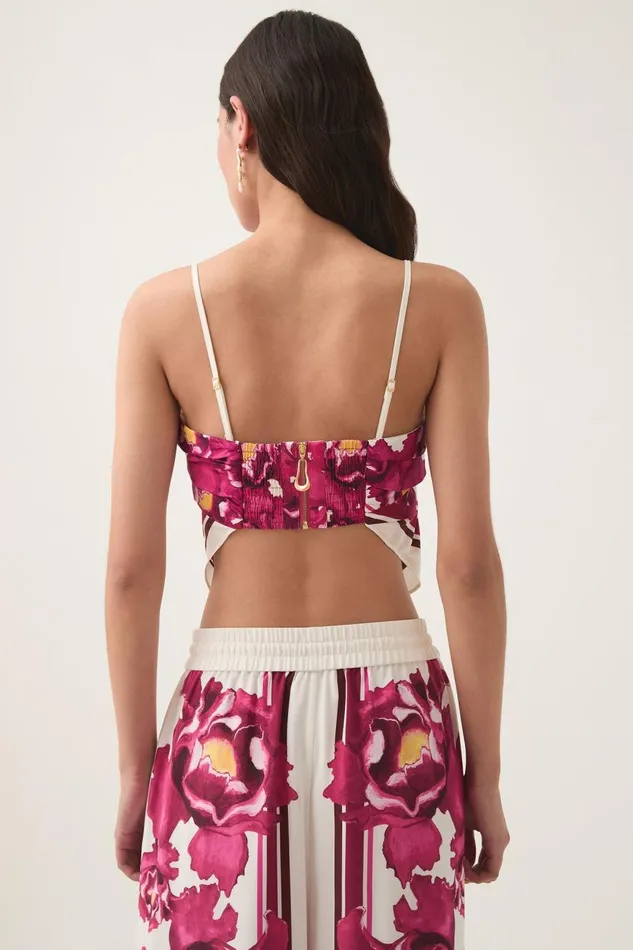 Aje Hats and Scarves Atomic Scarf Top Boldly Blooming 8211 Women Aje Hats and Scarves Atomic Scarf Top Boldly Blooming 8211 Women