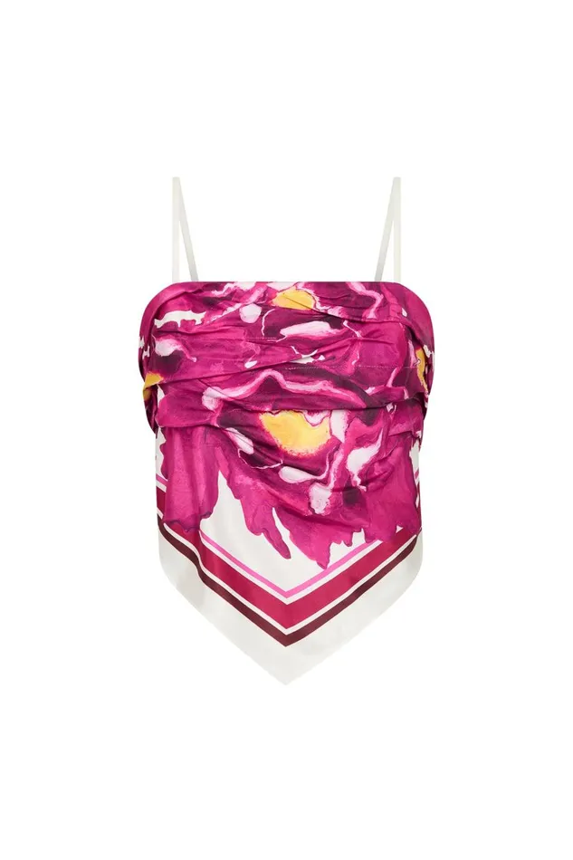 Aje Hats and Scarves Atomic Scarf Top Boldly Blooming 8211 Women Aje Hats and Scarves Atomic Scarf Top Boldly Blooming 8211 Women