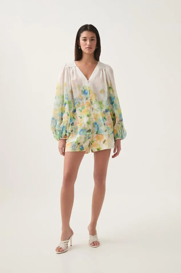 Aje Matching Sets Dreamscape Blouse Floral Haze 8211 Women